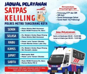 SIM Keliling Alun-Alun Kota Fakfak