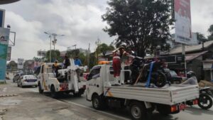 SIM Keliling Area Parkir Transmart Samarinda