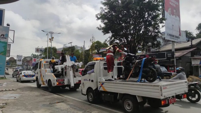 SIM Keliling Area Parkir Transmart Samarinda