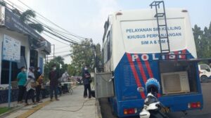 SIM Keliling Pasar Tradisional Cilegon