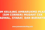 SIM KELILING AMBARUKMO PLAZA (SIM CORNER) MUDAH? CEK JADWAL, SYARAT, DAN BIAYANYA!