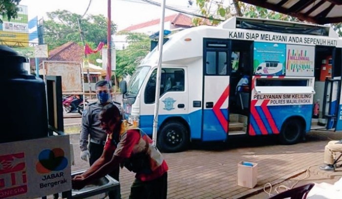 SIM Keliling Pasar Tradisional Karanganyar