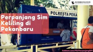 SIM Keliling Area Parkir Hypermart Pekanbaru