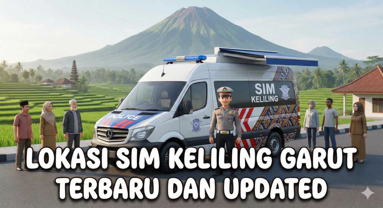 Layanan Bus SIM Keliling Satlantas Polres Garut di Pusat Kota