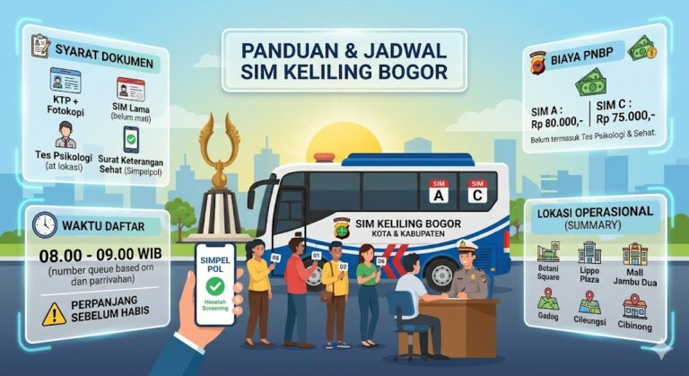 Jadwal SIM Keliling Bogor
